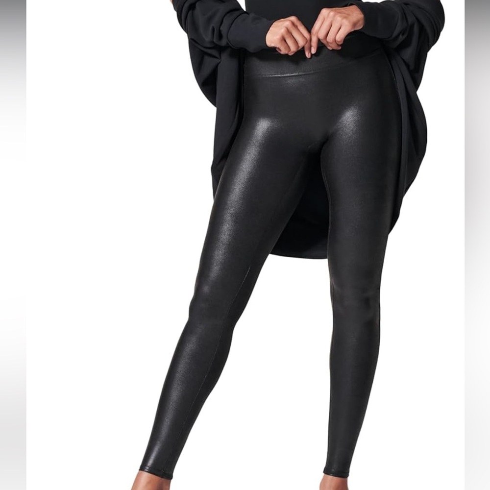 SPANX Faux Leather Leggings